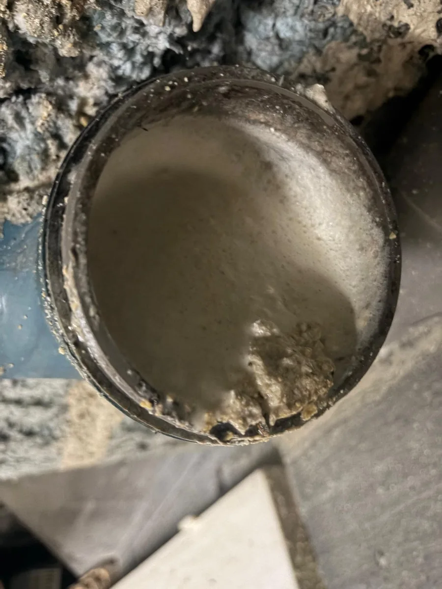 Canalisation encrassée